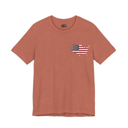 Distressed American Flag Tee