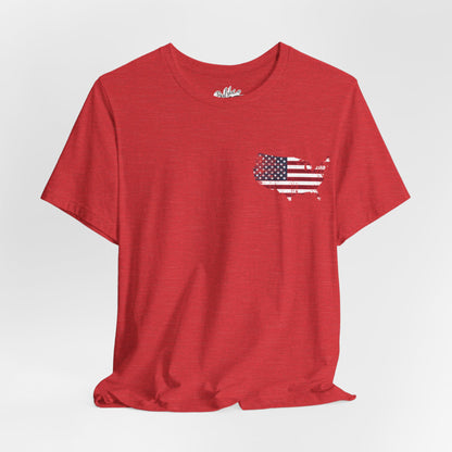 Distressed American Flag Tee