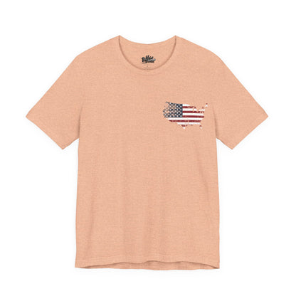 Distressed American Flag Tee