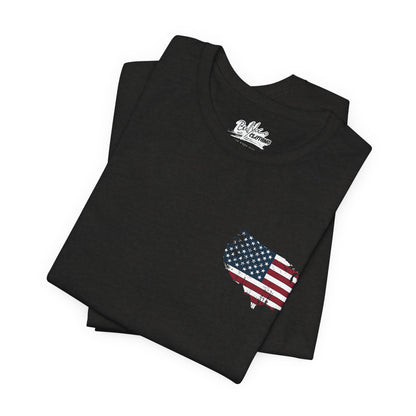 Distressed American Flag Tee