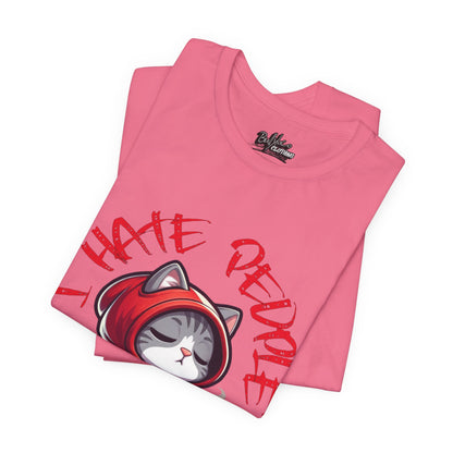 I Hate People Cat T-Shirt