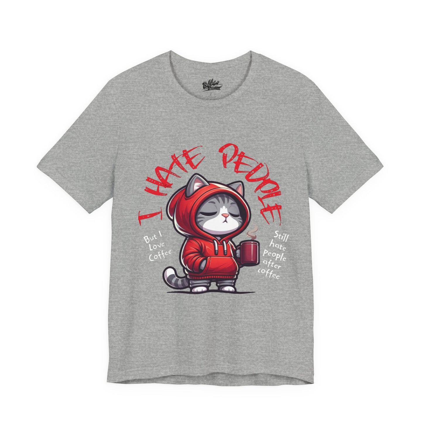 I Hate People Cat T-Shirt