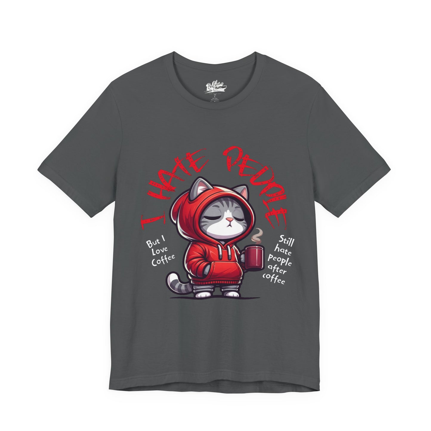 I Hate People Cat T-Shirt