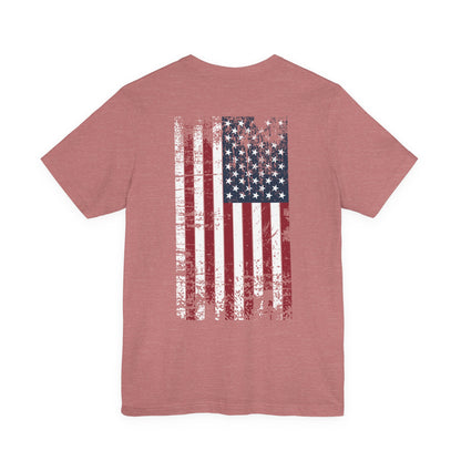 Distressed American Flag Tee