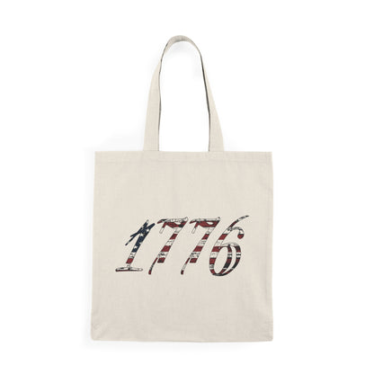 1776 Flag Tote Bag — Cotton Grocery Tote
