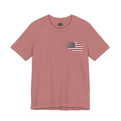 Distressed American Flag Tee