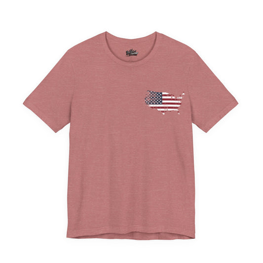 Distressed American Flag Tee