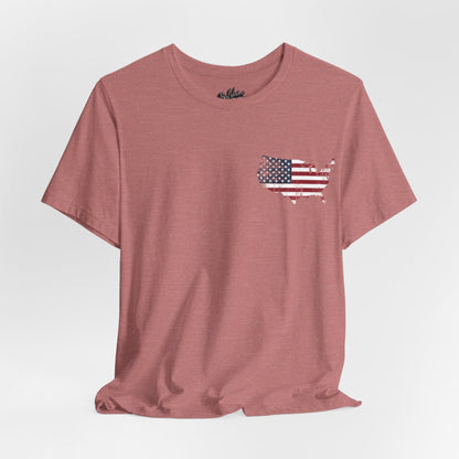 Distressed American Flag Tee