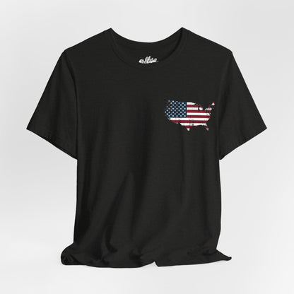Distressed American Flag Tee