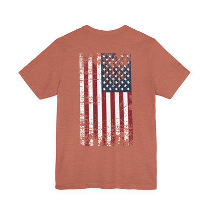 Distressed American Flag Tee