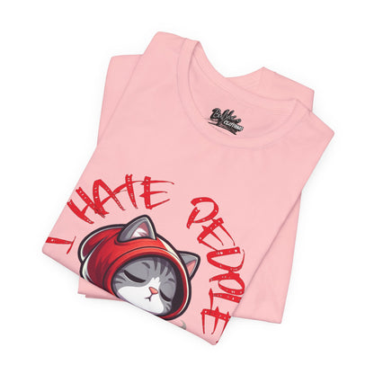 I Hate People Cat T-Shirt